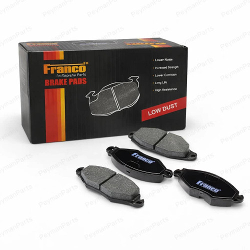 لنت ترمز جلو پژو 206 تیپ 2 فرانکو